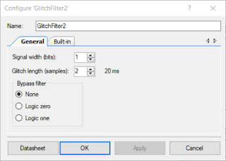 Glitch Filter Configuration