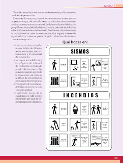 Los riesgos de no prevenir - Geografía Bloque 5to 2014-2015 