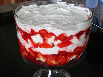 a piece of cake . . .: Strawberry Shortcake Trifle