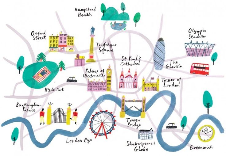 London Tourist Map Walking