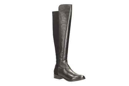 Clarks Ladies Knee High Boots Caddy Belle