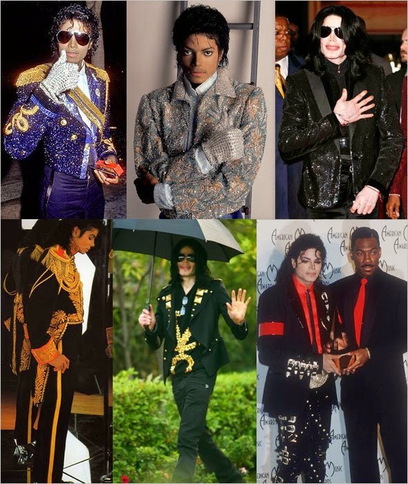 ♚EL UNICO REY DEL POP MICHAEL JACKSON♚ : Recordando los mejores 'looks