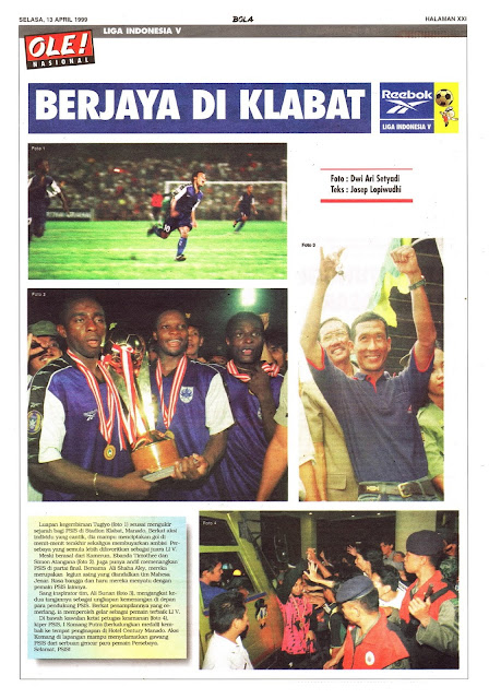 LIGA INDONESIA BERJAYA DI KLABAT LIGA INDONESIA BERJAYA DI KLABAT