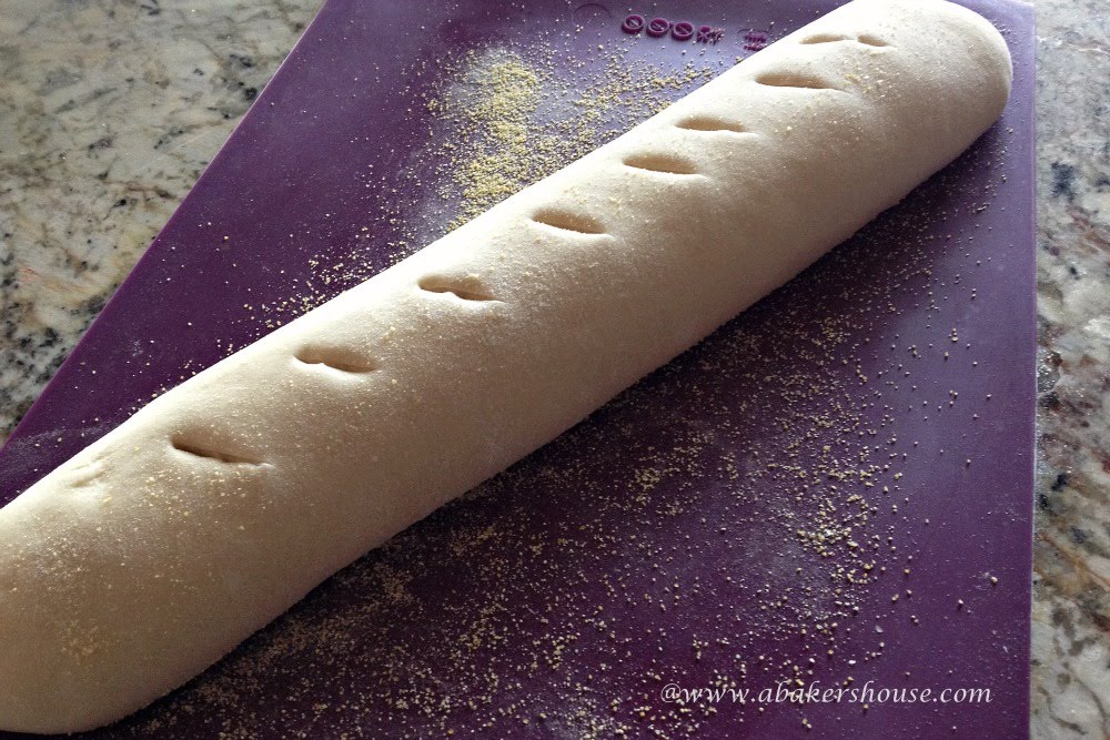French Bread Dough before baking