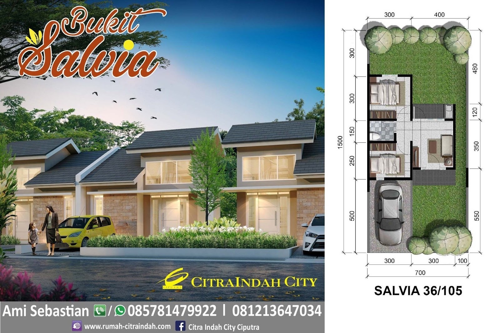 Bukit SALVIA - All New Semi RE Citra Indah City mulai 