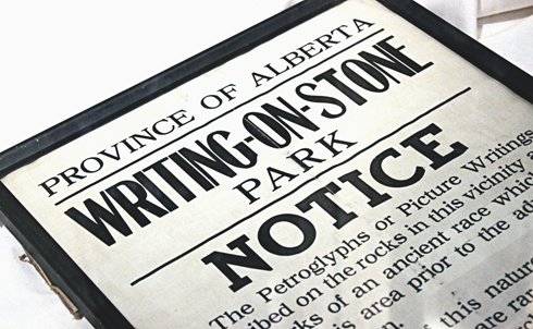 Writing On Stone Park Alberta