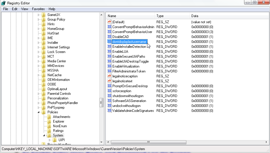 windows 7 last logged on user windows 7 last logged on user
