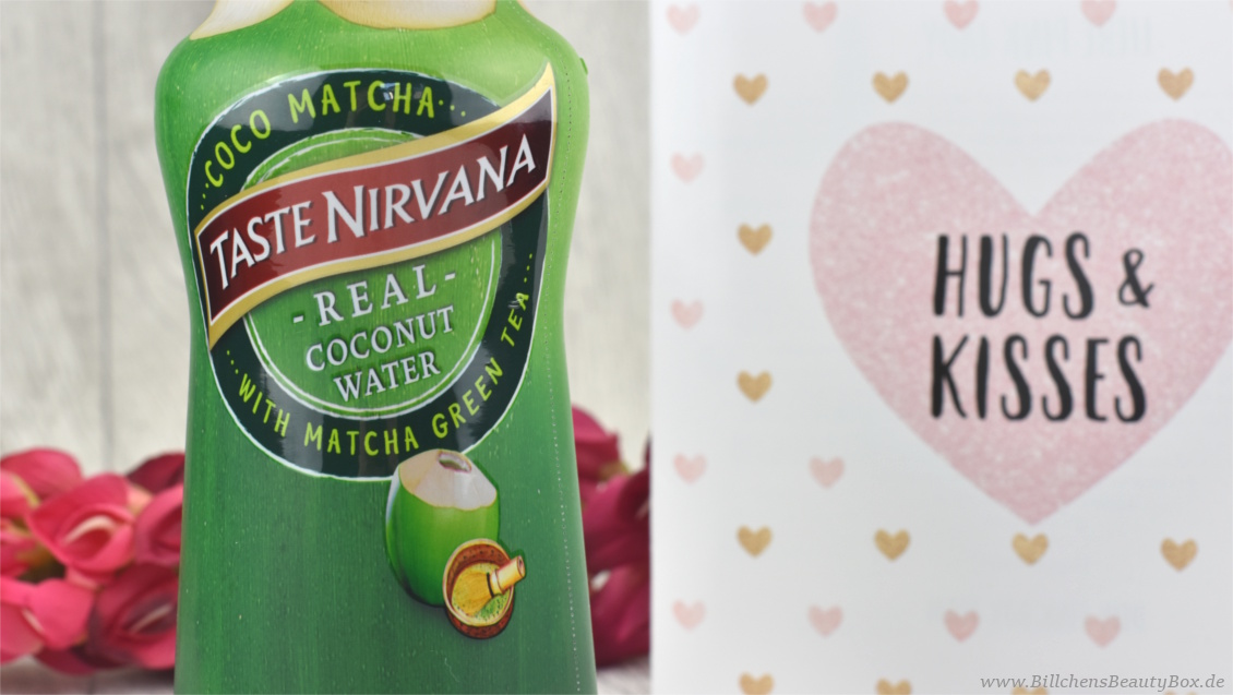 Pink Box Februar 2018 - Hugs & Kisses - Taste Nirvana Matcha Thai Style Kokoswasser