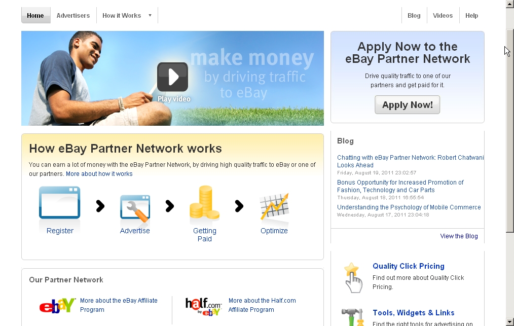 Ebay partner attribution