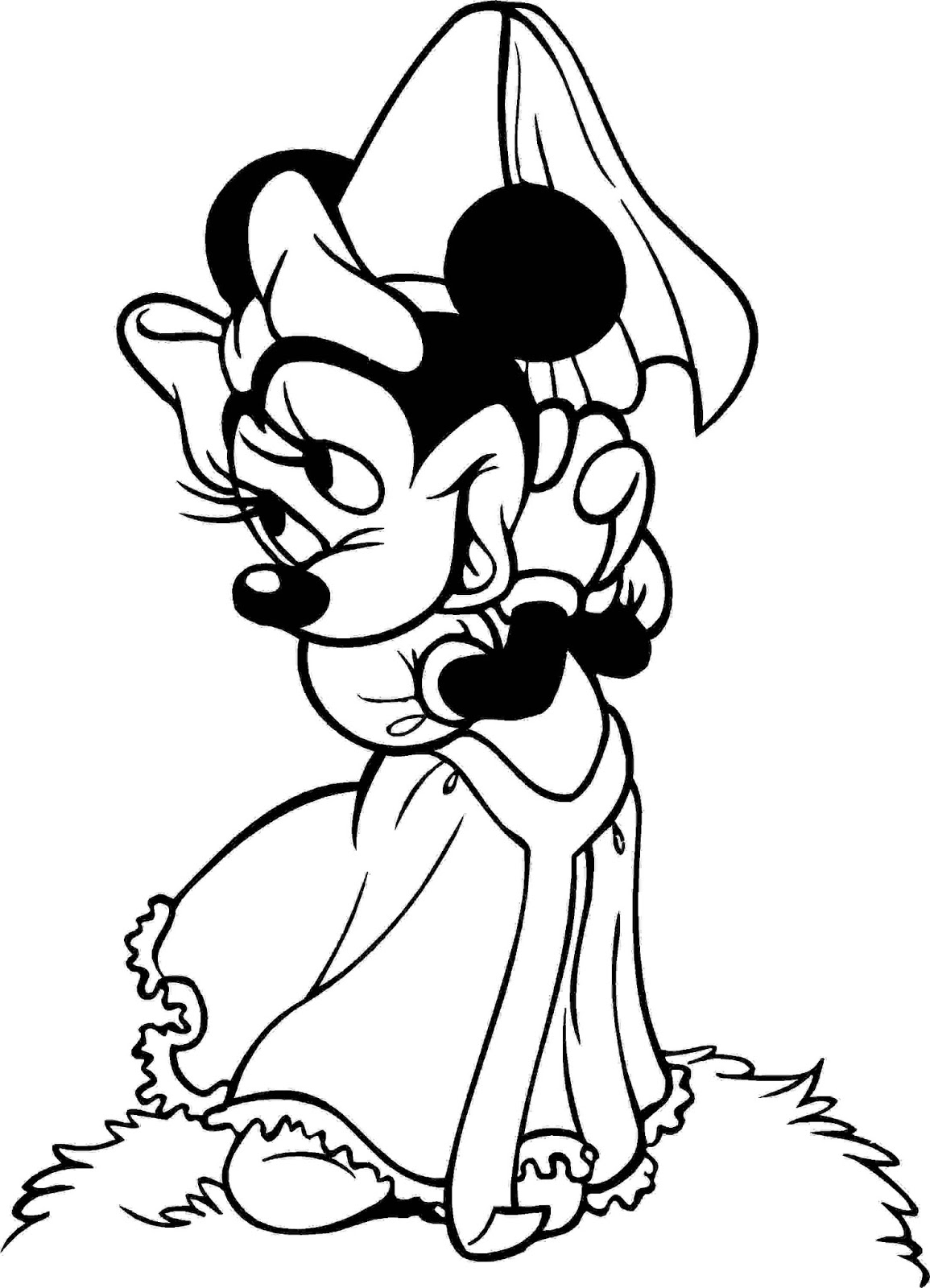 Free Disney Minnie Mouse Coloring Pages