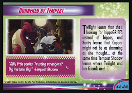 My Little Pony Cornered By Tempest MLP the Movie Trading Card