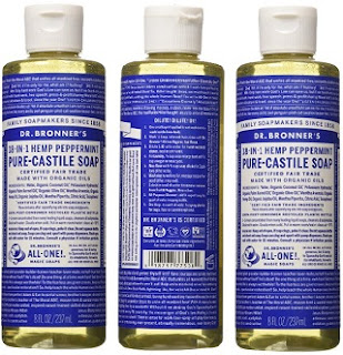 Dr. Bronner's Fair Trade + Organic Castile Liquid Soap (Peppermint) Image: Dr. Bronner's Fair Trade + Organic Castile Liquid Soap (Peppermint)