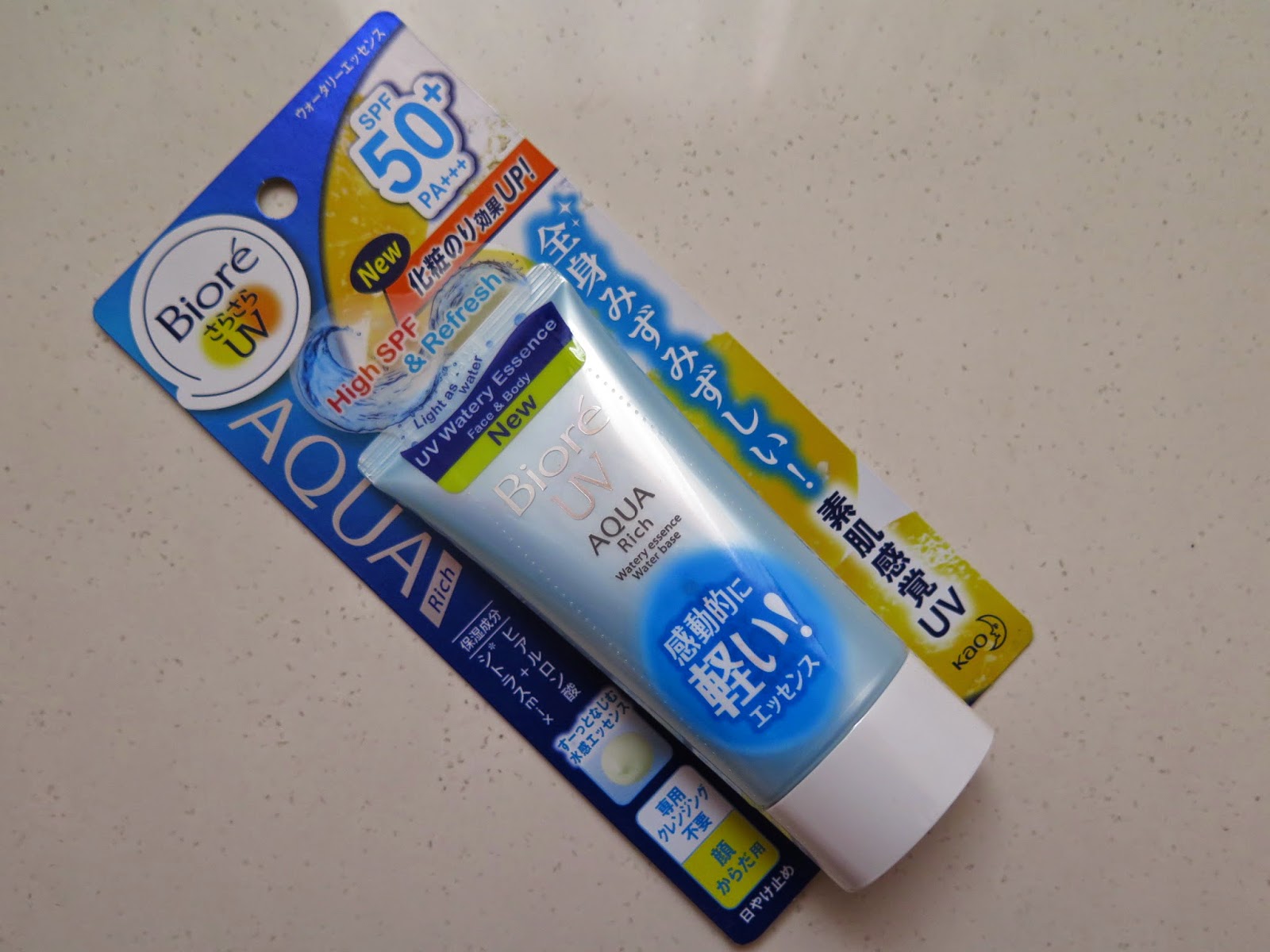 The Blackmentos Beauty Box: Review: Biore UV Aqua Rich Watery Essence ...