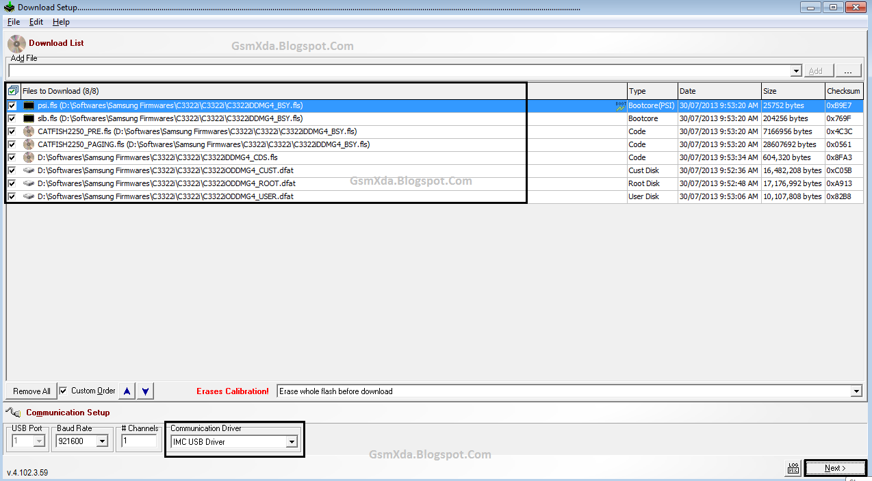 samsung c3322 flash file tool