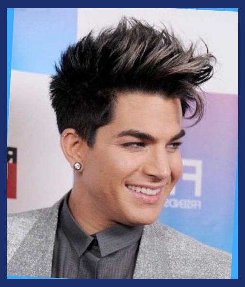 celebrities hairstyles adam lambert