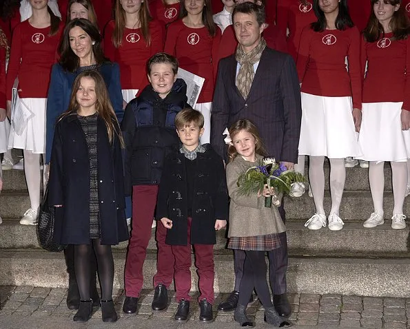 Prince Vincent, Princess Isabella, Princess Josephine, Crown Princess Mary, Crown Prince Frederik, Prince Christian