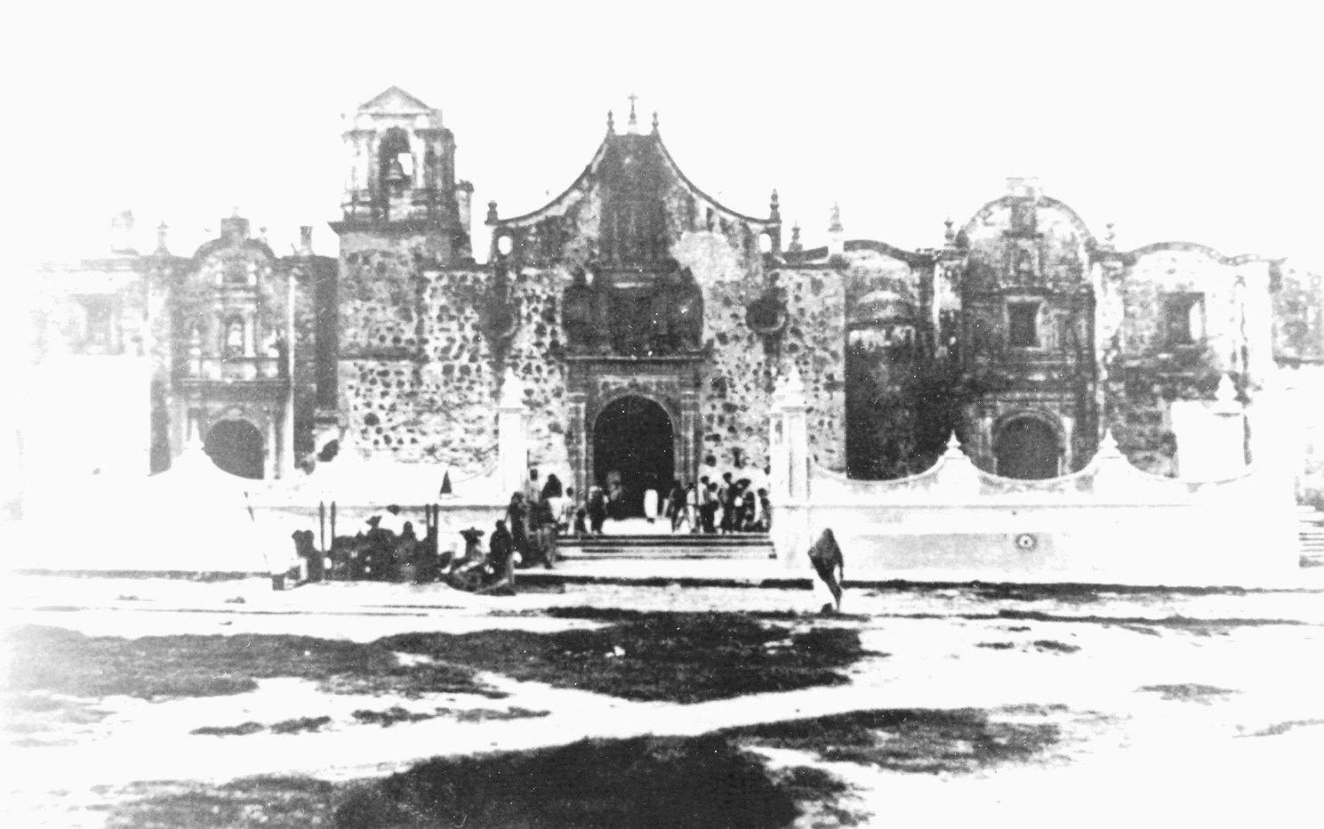 Foto antigua del barrio de Analco.