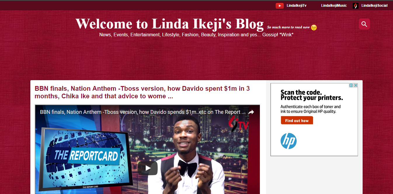 Blogger Linda Ikeji Set To Dump The Blogspot Platform OgbongeBlog