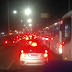 Bloqueio total na BR- 101 sul altura do Natal Shopping sentido Parnamirim. Motoboys protestam no local