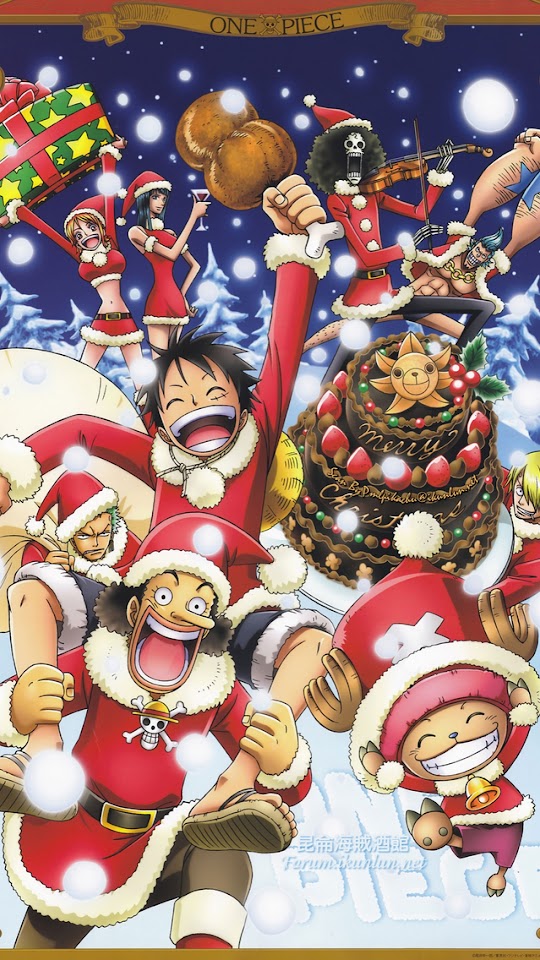   One Piece Merry Christmas   Galaxy Note HD Wallpaper