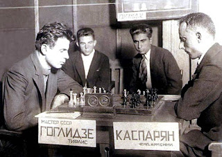 Partida de ajedrez Goglidze vs. Kasparian en Tbilisi 1937