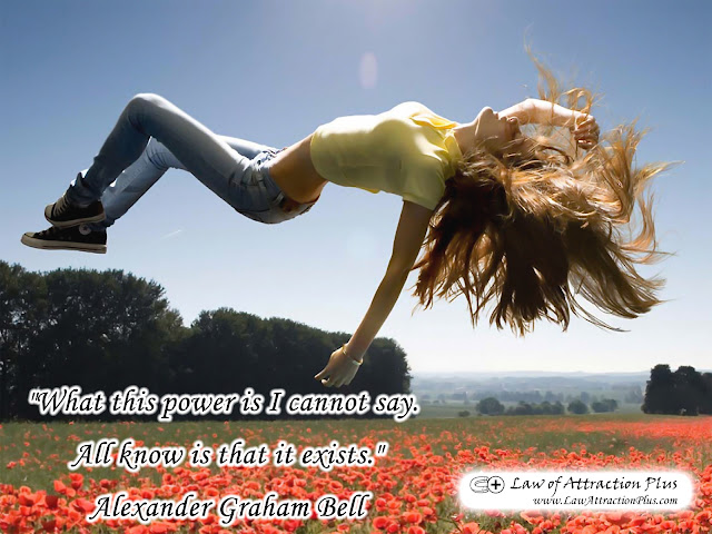 Free Law of Attraction Wallpaper with Quote by Alexander Graham Bell