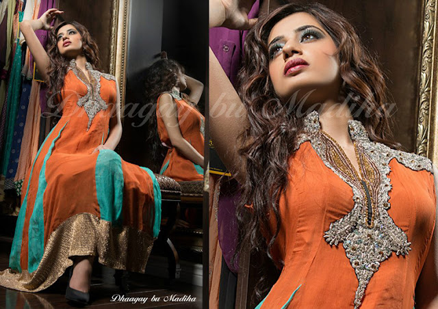Women's Clothes | Dhaagay Party Wear Summer Collection 2013