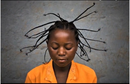 Congo girl hairstyle