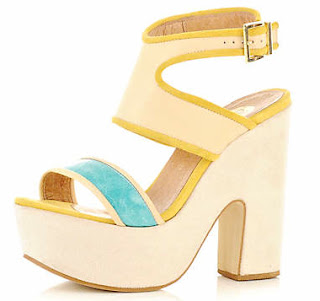 cream block heel sandals wide fit