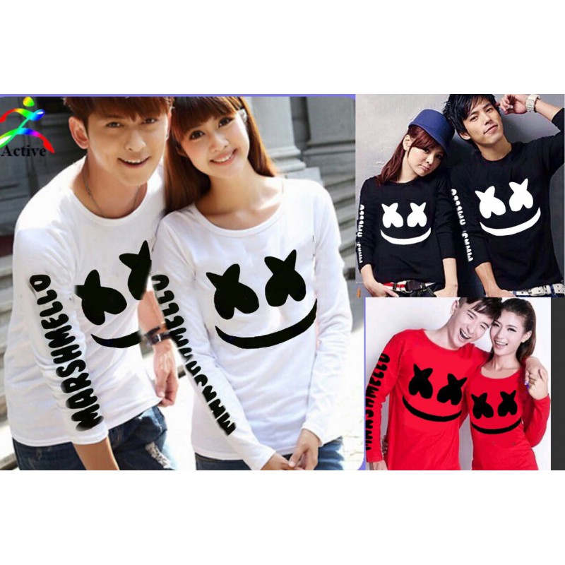 Jual Online LP Marshmello Face Couple Murah Jakarta Bahan Combed Terbaru Jual Online LP Marshmello Face Couple Murah Jakarta Bahan Combed Terbaru
