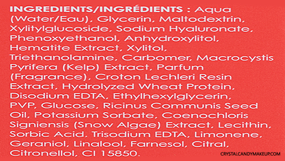 Rodial Dragon's Blood XXL Advanced Sculpting Serum Review Ingredients