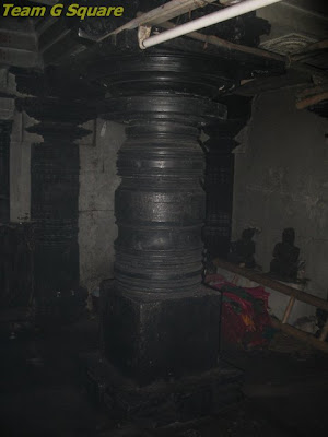 Pillar inside the Chennakeshava Temple in Bangalore