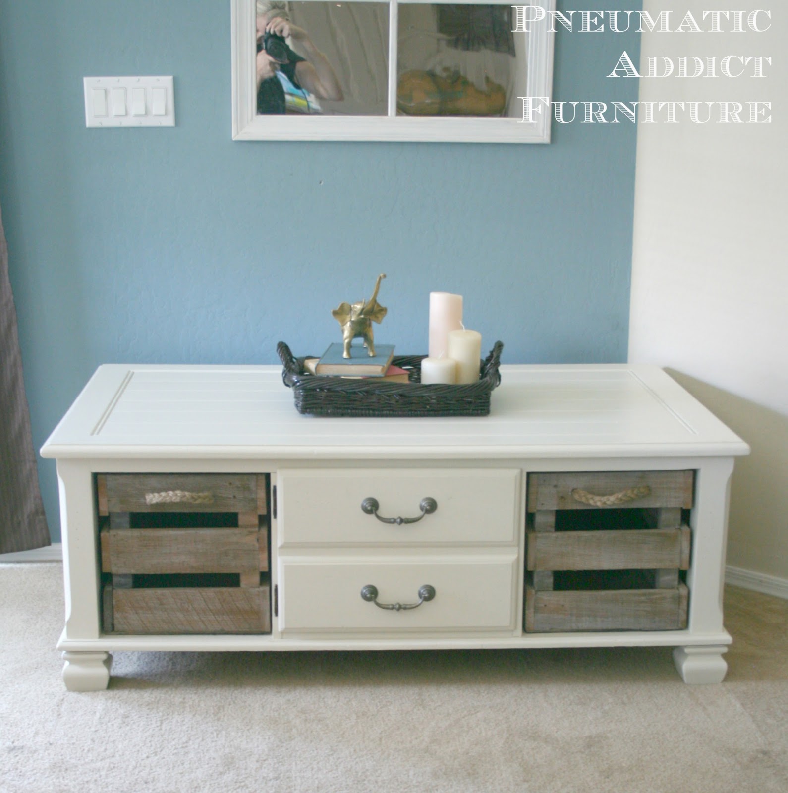 CottageStyle Coffee Table Transformation Pneumatic Addict
