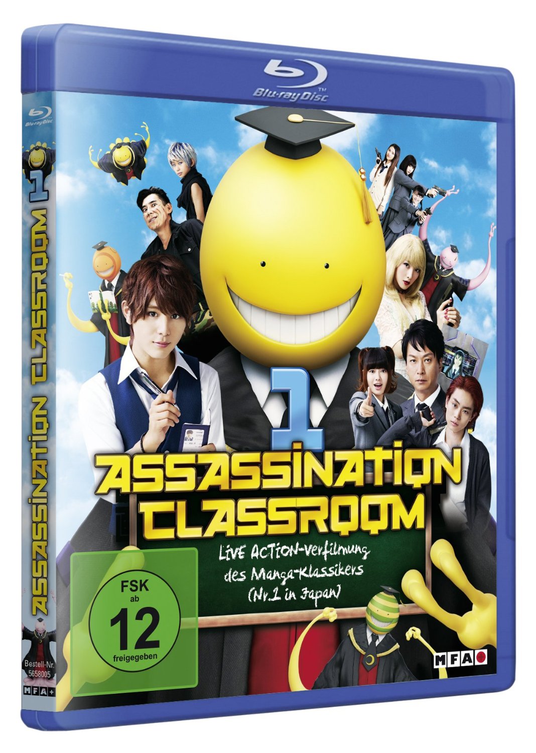 We Love Japan: Review: Assassination Classroom - Part 1 Blu-ray