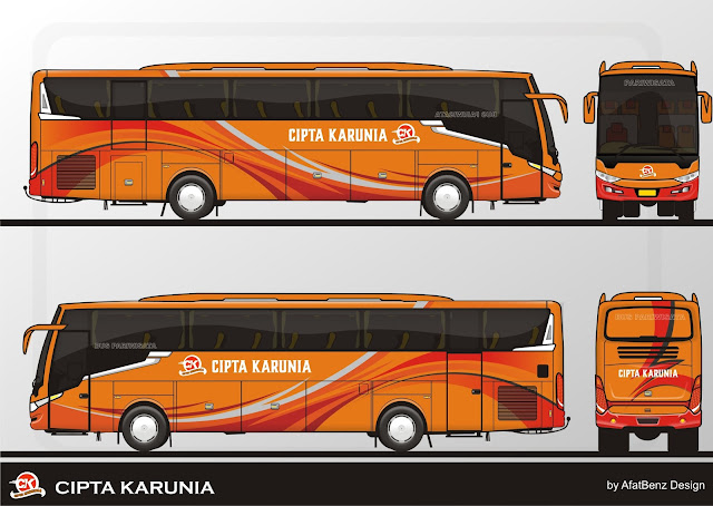 Jasa Design Livery  Bus  Medium Bus  Elf Truck AfatBenz 