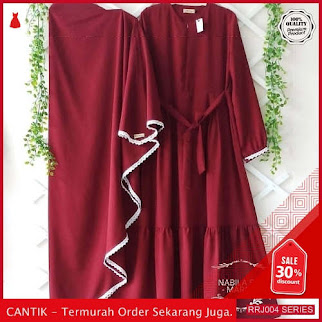 Jual RRJ004D153 Dress Muslim Nabila Wanita Syari Plus Set BMGShop