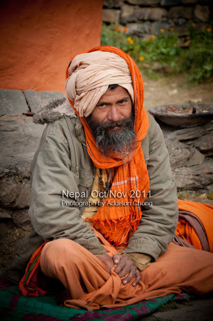 Muktinath Temple Sadhu