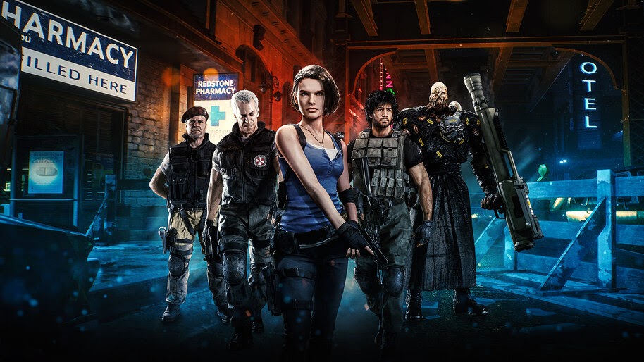 Resident Evil 3, Remake, Characters, 4K, #7.1754