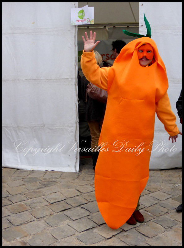 Human carrot Versailles Goûts d'Yvelines