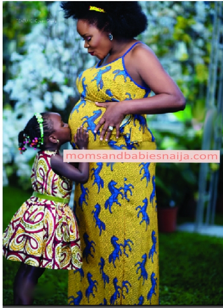 ankara pregnancy gowns