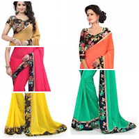 Chiffon Saree deals of the day Chiffon Saree shopcluse