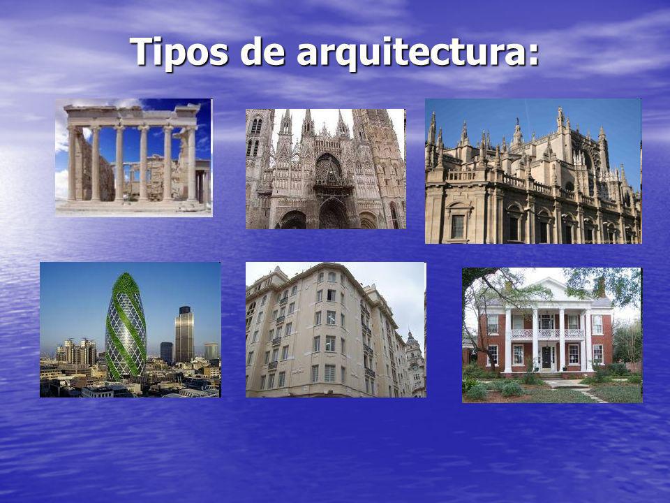 Las Bellas Artes Principales Tipos de Arquitectura