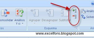 VBA: una macro en Excel para trabajar en una hoja protegida con el Esquema.