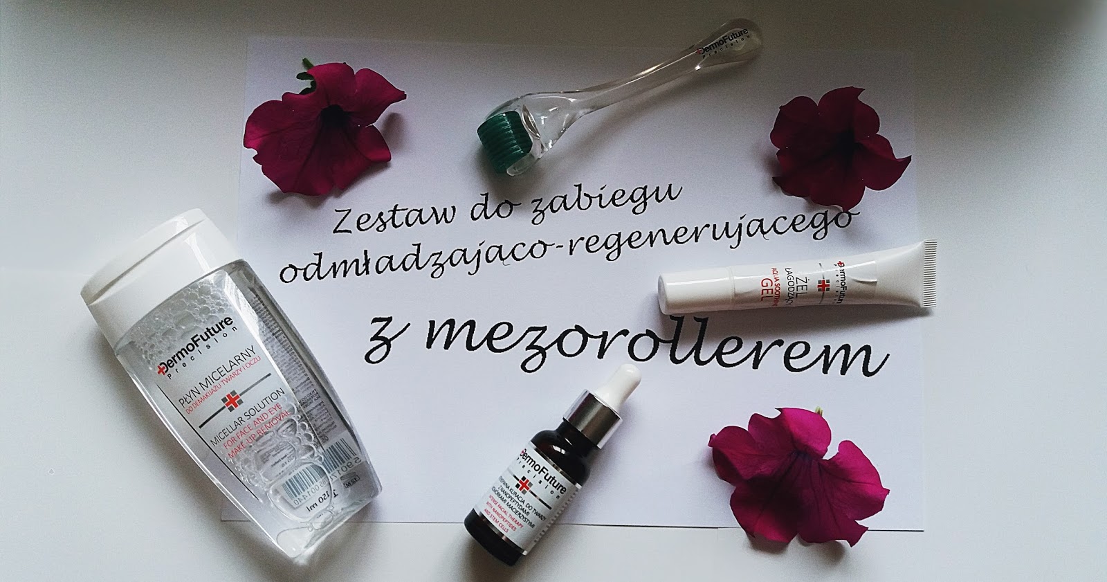 Zestaw do zabiegu odmładzająco-regenerującego z mezorollerem