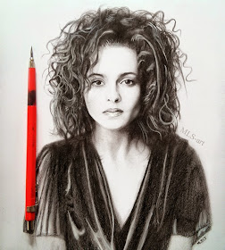 07-Helena-Bonham-Carter-Martin-Lynch-Smith-MLS-art-Celebrity-Drawings-www-designstack-co