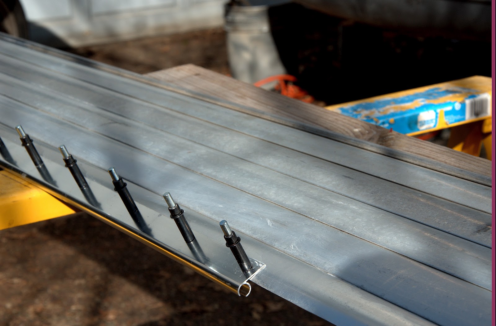 Tin Pickle Adventures New Awning sewing and metal repair