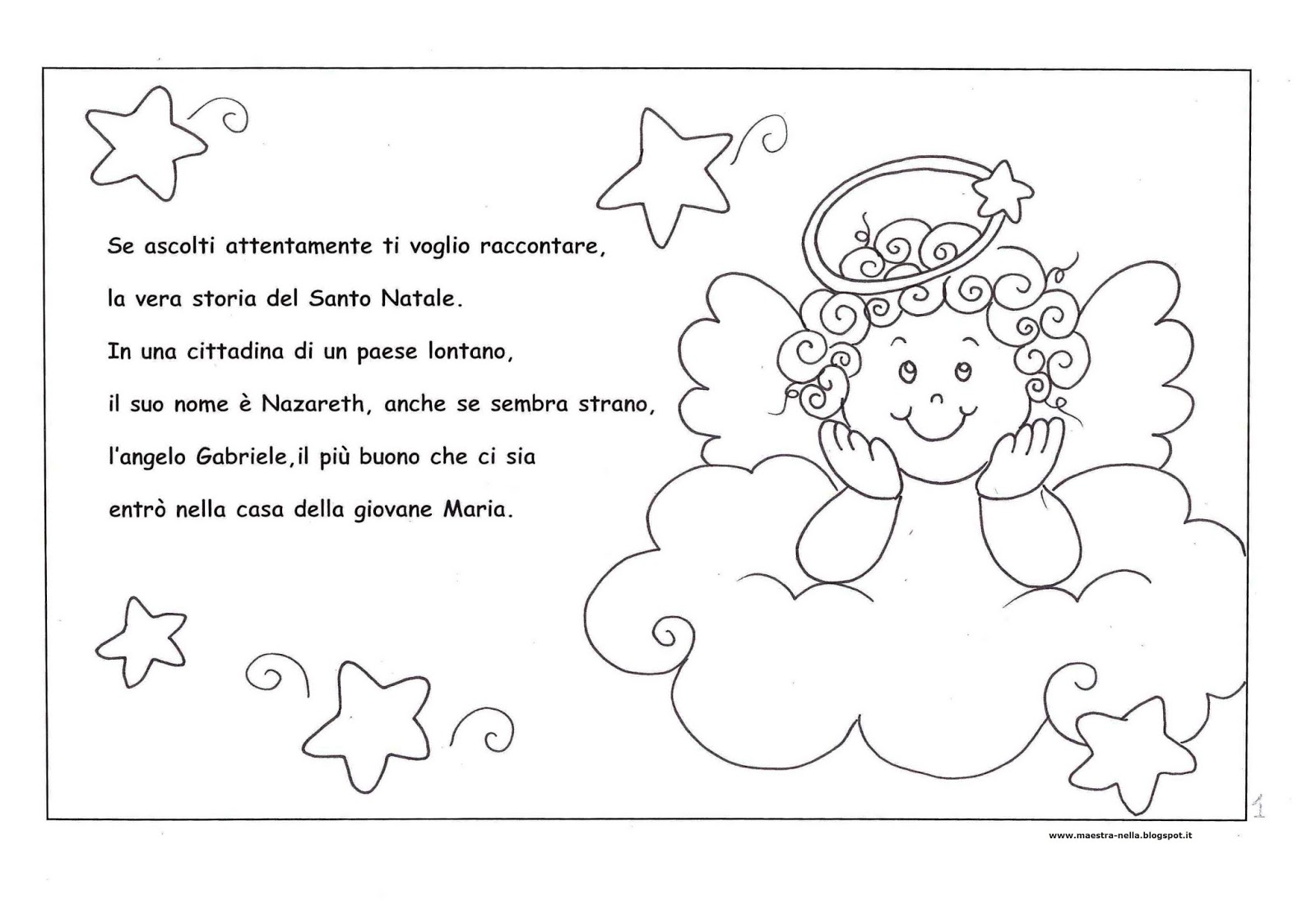 Stella Di Natale Da Colorare E Ritagliare.Stelle Di Natale Da Colorare E Stampare