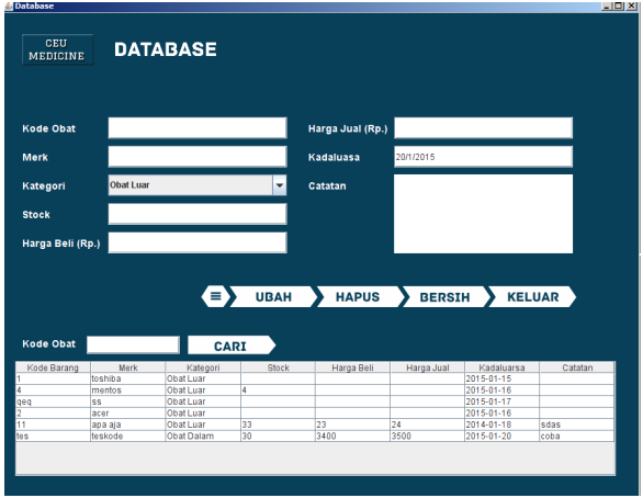 campur aduk jadi satu: Aplikasi Apotek dengan Java Visual dan MYSQL