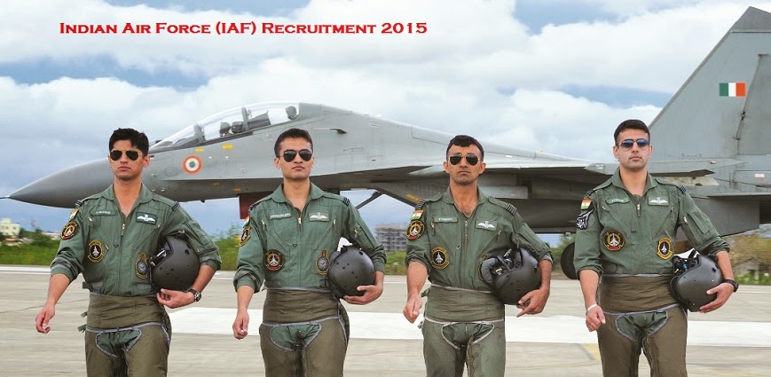 Indian Air Force Recruitment 2015 