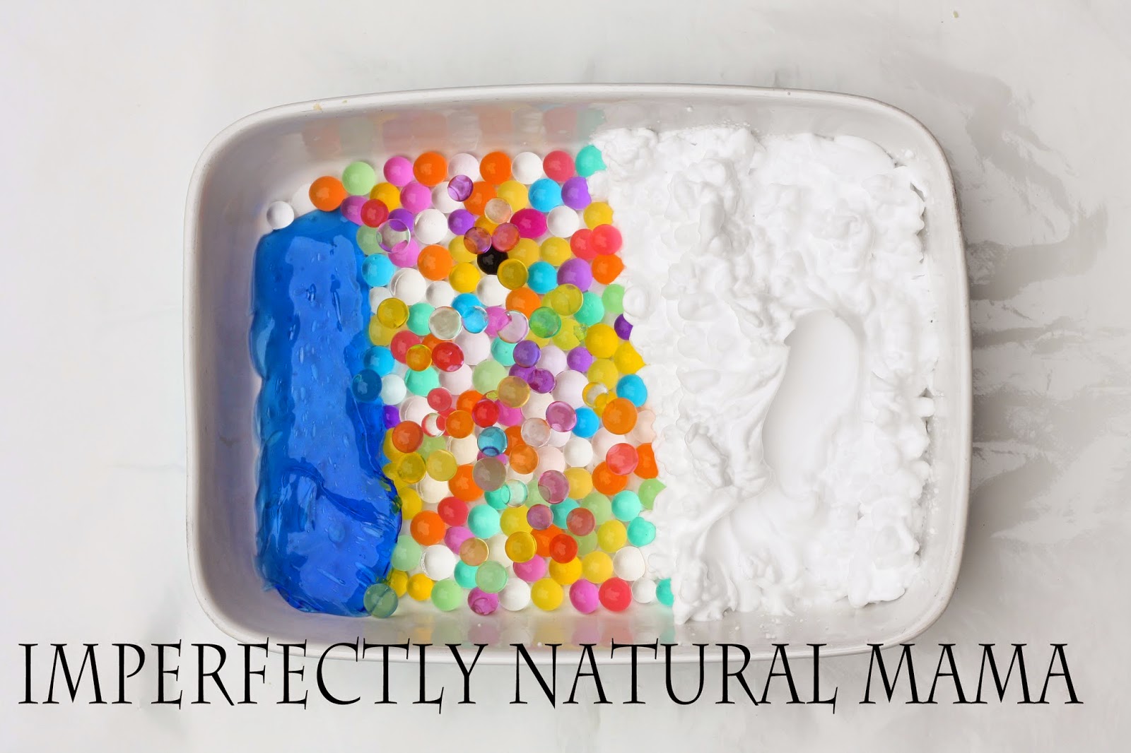 Hello! Fun Things to do with Toddlers Water beads, hair gel and